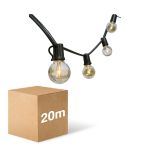 D'Lite LED Lichterketten Sparkl 20m 4W 250lm - 827 Extra Warmweiß | IP44 - 5x Verbindbar
