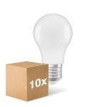 Mehrfachpackung 10x Ledvance Classic LED E27 Birne Matt 4.9W 470lm - 827 Extra Warmweiß | Ersatz Für 40W