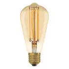Ledvance Vintage 1906 LED E27 Edison Gold 5.8W 470lm - 822 Extra Warmweiß | Dimmbar - Ersatz Für 40W