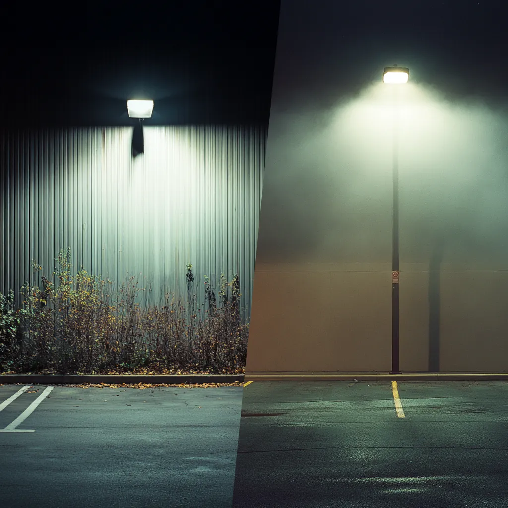 Noxion Stra&szlig;enleuchten im Dunkeln